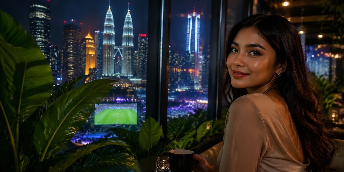Penggemar sukan Malaysia mengikuti pertaruhan bola sepak dalam talian di Kuala Lumpur